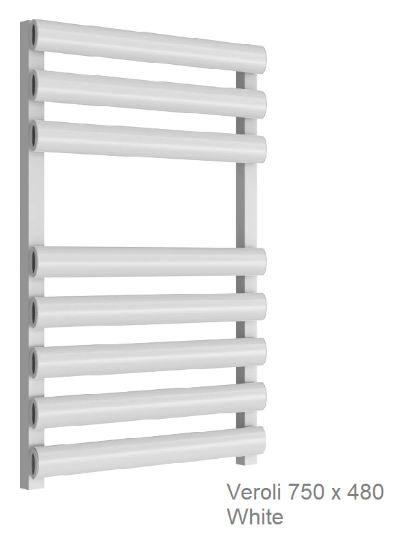 Veroli Aluminium Towel Rail 750 x 480